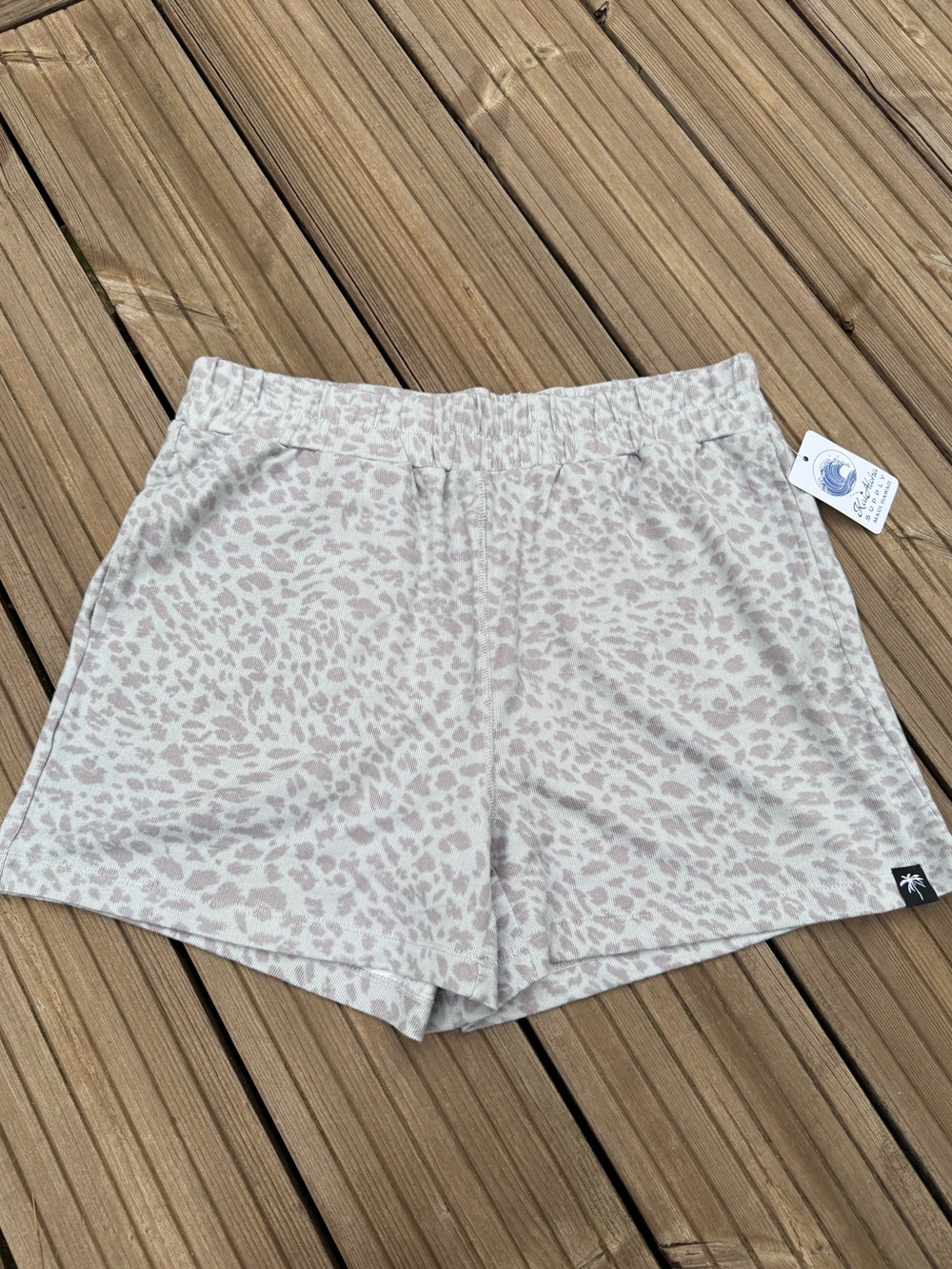 Women's Animal Print Elastic-Waist Shorts